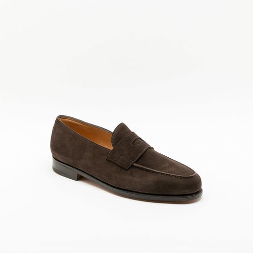 Lopez Bruinn Suede Unlined Penny Loafer - John Lobb - Modalova