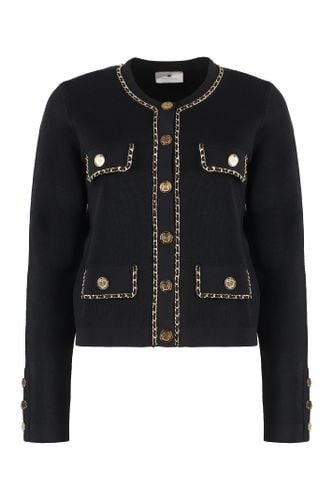 Elisabetta Franchi Viscose Cardigan - Elisabetta Franchi - Modalova