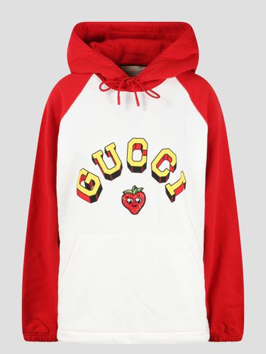 Cotton Jersey Hooded Sweatshirt - Gucci - Modalova