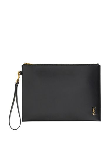 Saint Laurent Leather Ipad Case - Saint Laurent - Modalova