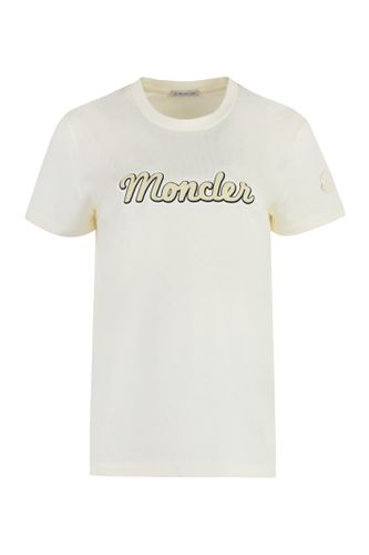 Moncler Cotton Crew-neck T-shirt - Moncler - Modalova