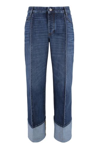 Regular Fit Cropped Jeans - Bottega Veneta - Modalova