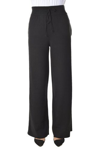 Ribbed Hem Drawstring Pants - Alberta Ferretti - Modalova