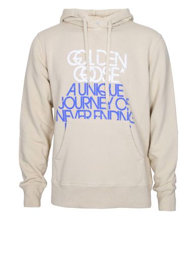 Journet Hoodie In Cotton With Logo - Golden Goose - Modalova