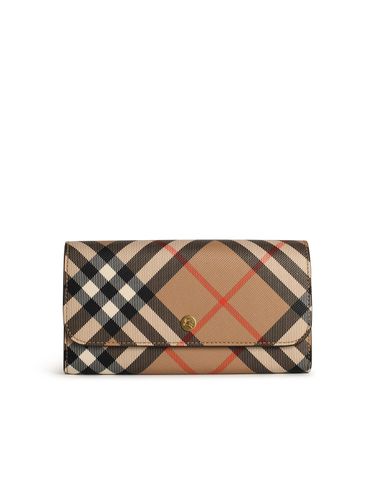 Halton Cotton Blend Wallet - Burberry - Modalova