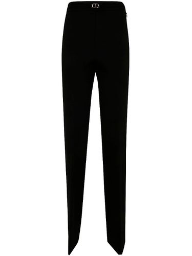 Oval T Waist Strap Straight Leg Trousers - TwinSet - Modalova