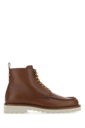Brown Leather Nobilus Ankle Boots - Bally - Modalova