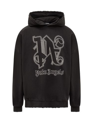 Palm Angels Cotton Hoodie - Palm Angels - Modalova