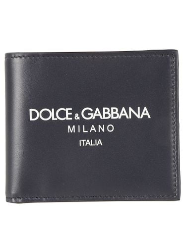 Milano Logo Bi-fold Wallet - Dolce & Gabbana - Modalova