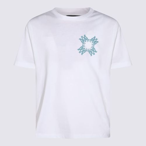 AMIRI White Cotton T-shirt - AMIRI - Modalova