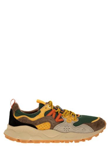 Yamano 3 - Sneakers In Suede And Technical Fabric - Flower Mountain - Modalova