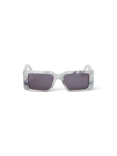 Rectangle Frame Sunglasses - Off-White - Modalova