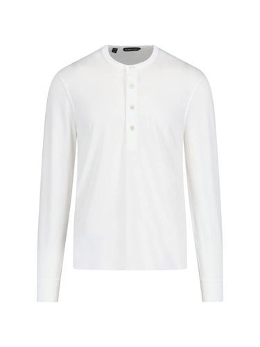 Tom Ford henley T-shirt - Tom Ford - Modalova