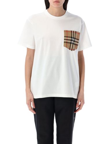 Check Pocket Cotton T-shirt - Burberry London - Modalova