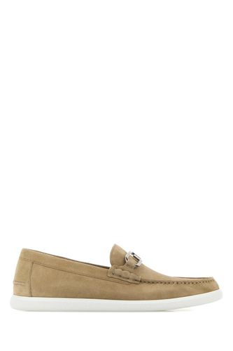 Cappuccino Suede O Lock Light Loafers - Fendi - Modalova