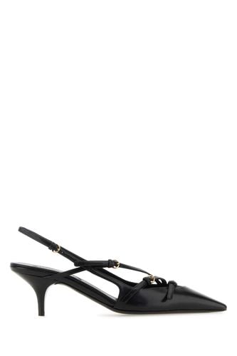 Miu Miu Black Leather Pumps - Miu Miu - Modalova