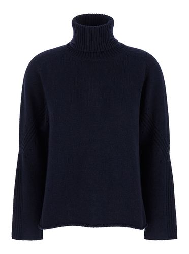 High Neck Sweater In Cashmere Blend Woman - SEMICOUTURE - Modalova