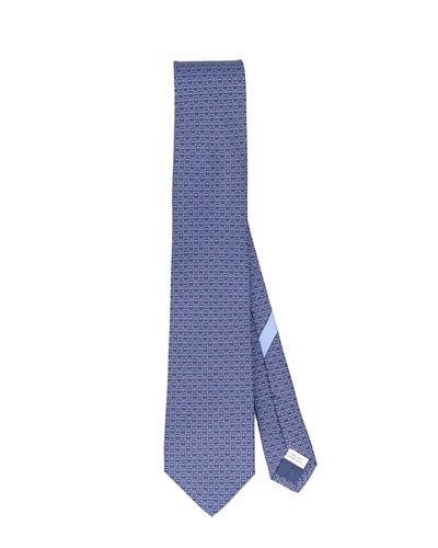 Salvatore Ferragamo Ties Blue - Ferragamo - Modalova