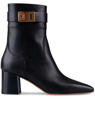 Calf Leather Rol Boots - Ferragamo - Modalova