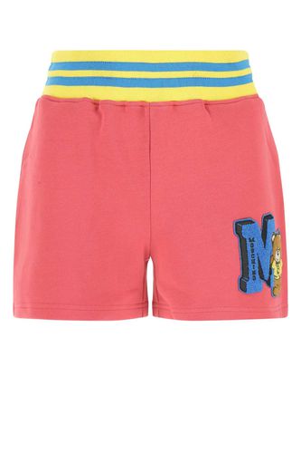 Moschino Pink Cotton Shorts - Moschino - Modalova