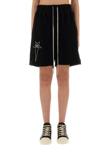 Rick Owens x Champion Cotton Shorts - Rick Owens x Champion - Modalova