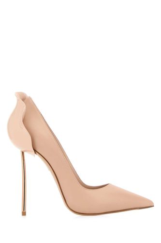 Pastel Pink Leather Petalo Pumps - Le Silla - Modalova