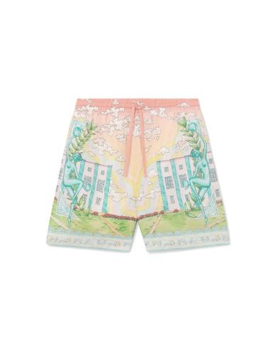 Casablanca Vase Linen Shorts - Casablanca - Modalova