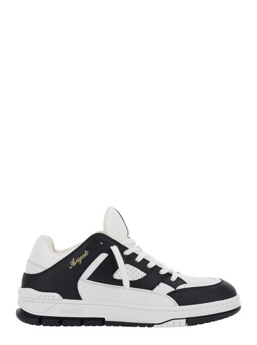 Area Lo And Low Top Sneakers With Laminated Leather In Leather Blend Man - Axel Arigato - Modalova