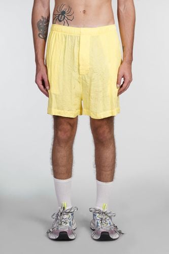 Balenciaga Shorts In Yellow Silk - Balenciaga - Modalova