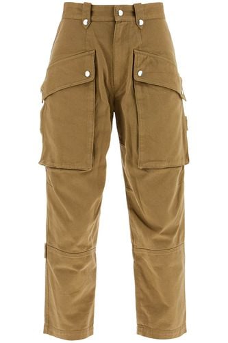 Jannick Pants In Khaki Cotton - Marant Étoile - Modalova