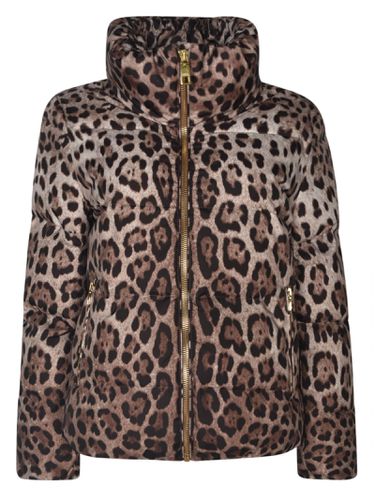 Animalier Down Jacket - Dolce & Gabbana - Modalova