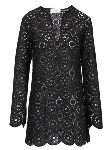 MATTEAU Cotton Lace Tunic Dress - MATTEAU - Modalova