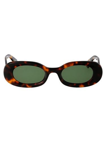 Amalfi Oval Frame Sunglasses - Off-White - Modalova