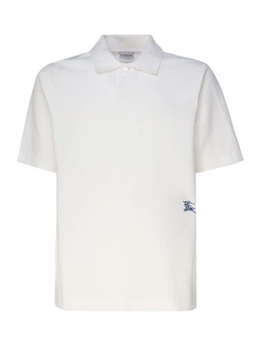 Burberry Cotton Polo Shirt - Burberry - Modalova