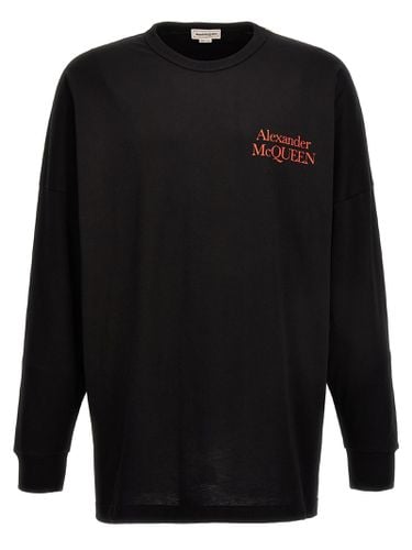 Logo Long Sleeves T-shirt - Alexander McQueen - Modalova