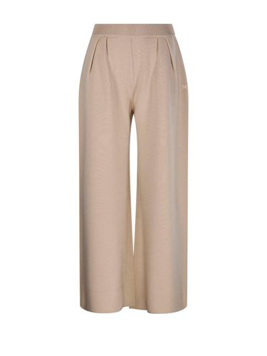 Logo Embroidered Wide Leg Pants - Max Mara - Modalova