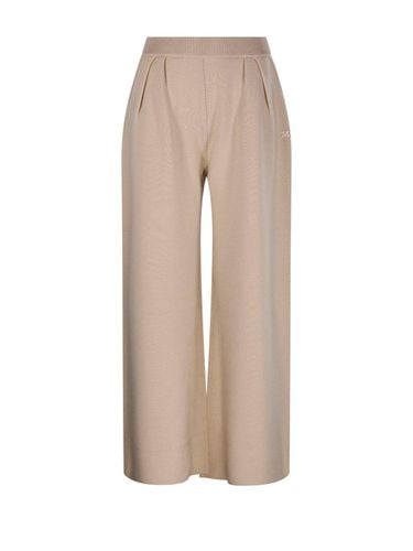 Logo Embroidered Wide Leg Pants - Max Mara - Modalova