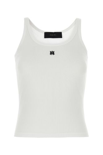 AMIRI Ma Embroidered Ribbed Tank - AMIRI - Modalova