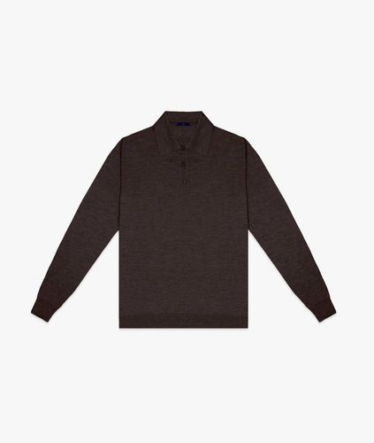 Long Sleeve Polo coppa Europa Sweater - Larusmiani - Modalova