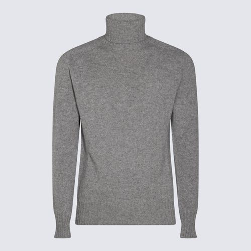 Malo Grey Wool Knitwear - Malo - Modalova