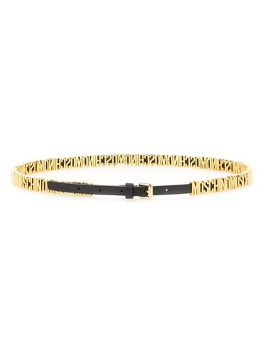 Moschino Belt With Logo - Moschino - Modalova