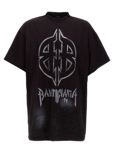 Balenciaga metal Bb Stencil T-shirt - Balenciaga - Modalova