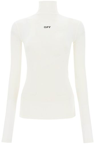 Off-White Funnel-neck T-shirt - Off-White - Modalova