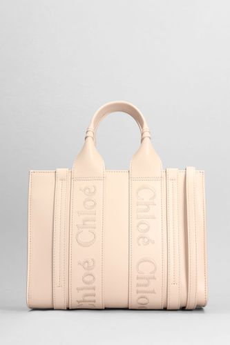 Chloé Woody Leather Shopping Bag - Chloé - Modalova
