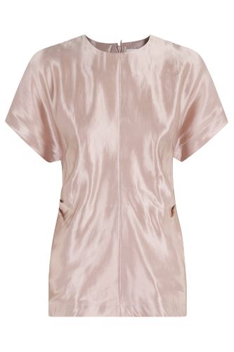 Fitted Short Sleeved Blouse - Loulou Studio - Modalova