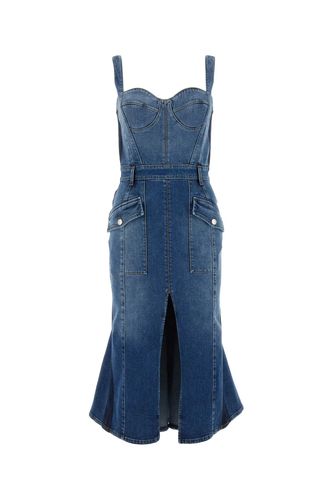 Stretch Denim Dress - Alexander McQueen - Modalova