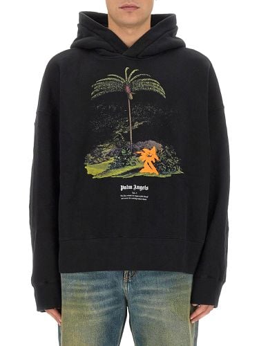 Enzo From The Tropics Hoodie - Palm Angels - Modalova