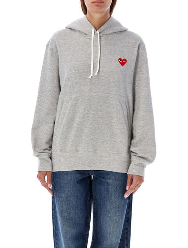 Red Heart Patch Hoodie - Comme des Garçons Play - Modalova