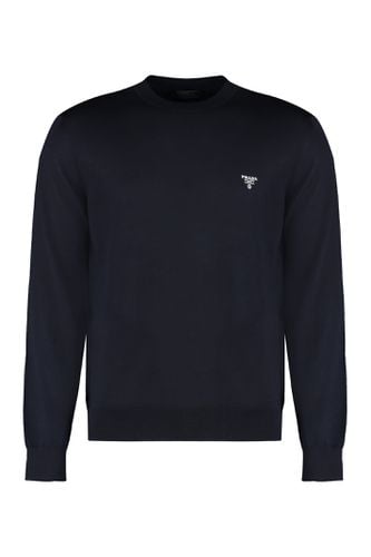 Prada Long Sleeve Crew-neck Sweater - Prada - Modalova