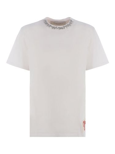 Crystals Embellished T-shirt - Golden Goose - Modalova